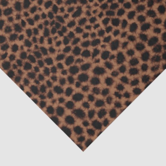 Papier Mousseline Motif d'aquarelle léopard (Détail)