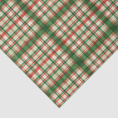 Papier Mousseline Motif d'aquarelle rouge classique (Détail)