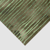 Papier Mousseline Motif d'aquarelle verte (Détail)