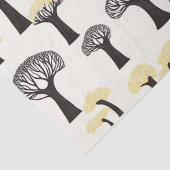 Papier Mousseline Motif d'arbre de baobab lunaire (Détail)