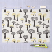 Papier Mousseline Motif d'arbre de baobab lunaire (Artisanat)