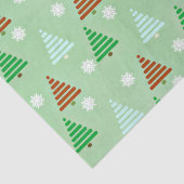 Papier Mousseline Motif d'arbre de Noël (Détail)