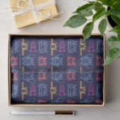 Papier Mousseline Motif d'arrière-plan Batwheel™ Neon (Cadeau)