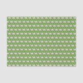 Papier Mousseline Motif D'Art De Pixel De Mouton Blanc Laineux (Recto)