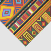 Papier Mousseline Motif d'art ethnique en Afrique (Détail)