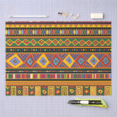 Papier Mousseline Motif d'art ethnique en Afrique (Artisanat)