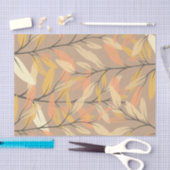 Papier Mousseline Motif d'automne de la feuille et de la branche mod (Artisanat)