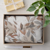 Papier Mousseline Motif d'automne Soft Boho (Cadeau)