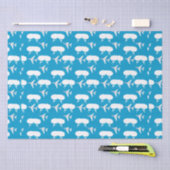 Papier Mousseline Motif d'avion Sky Blue (Artisanat)
