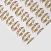 Papier Mousseline Motif de baiser d'or (Détail)