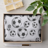 Papier Mousseline Motif de ballon de football (Cadeau)