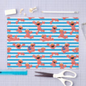 Papier Mousseline Motif de bande Crayon Elmo (Artisanat)