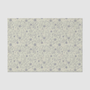 Papier Mousseline Motif de bande dessinée avec les chats drôles