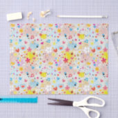 Papier Mousseline motif de bande dessinée d'amusement (Artisanat)