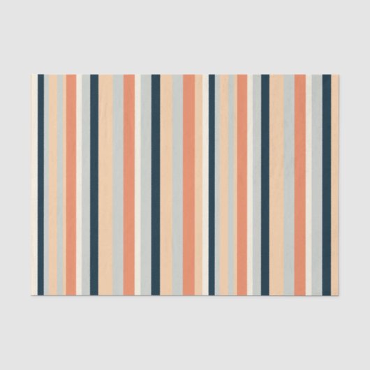 Papier Mousseline Motif de bande verticale moderne (Recto)