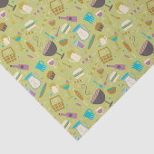 Papier Mousseline Motif de barbecue (Détail)