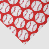 Papier Mousseline Motif de baseball (Détail)