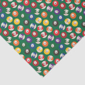 Papier Mousseline Motif de billard (Détail)