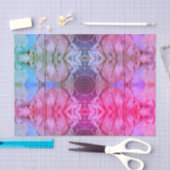 Papier Mousseline Motif de Boho de couleur Abstraite d'aquarelle ros (Artisanat)