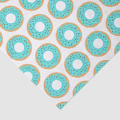 Papier Mousseline Motif de bouillie de chocolat bleu (Détail)