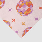 Papier Mousseline Motif de boules de disco Super rétro (Détail)