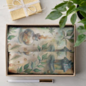 Papier Mousseline Motif de bouteilles appothécaires vintages (5) (Cadeau)