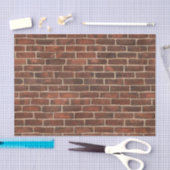 Papier Mousseline Motif de briques (Artisanat)