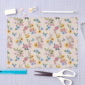 Papier Mousseline Motif de broderie florale BUGS BUNNY™ (Artisanat)