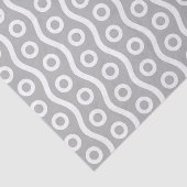 Papier Mousseline Motif de bulle moderne du milieu du siècle rétro (Détail)