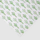 Papier Mousseline Motif de cactus d'aquarelle (Détail)