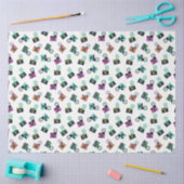 Papier Mousseline Motif de caméra flash rétro coloré (Artisanat)