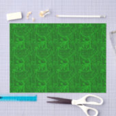 Papier Mousseline Motif de carte électronique de vert (Artisanat)