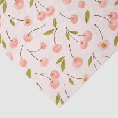 Papier Mousseline Motif de cerise aquarelle (Détail)