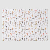 Papier Mousseline Motif de champignons (Recto)