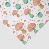 Papier Mousseline Motif de champignons mignons (Détail)