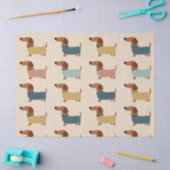 Papier Mousseline Motif de chandail confortable pour teckel (Artisanat)