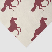 Papier Mousseline Motif de cheval (Détail)