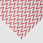 Papier Mousseline Motif de chevron rouge kat texturé chic moderne (Détail)