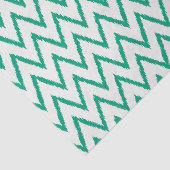 Papier Mousseline Motif de chevron vert kat texturé chic moderne (Détail)