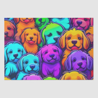 Papier Mousseline Motif de chien branché pour les amoureux des anima