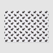 Papier Mousseline Motif de chien de Scottie (Recto)