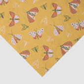 Papier Mousseline Motif de chou de lépi dessiné main (Détail)