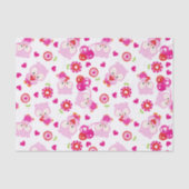 Papier Mousseline Motif De Chouettes, Chouettes Mignonnes, Chouettes (Recto)