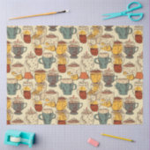 Papier Mousseline Motif de collage à l'éphémère n° 4 (Artisanat)