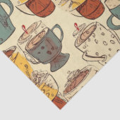 Papier Mousseline Motif de collage à l'éphémère n° 4 (Détail)