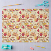 Papier Mousseline Motif de collage à l'éphémère no 3 Affogato (Artisanat)