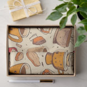 Papier Mousseline Motif de collage d'éphémère Affogato no 2 (Cadeau)