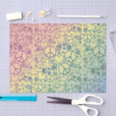 Papier Mousseline Motif de conception de symbole de paix (Artisanat)