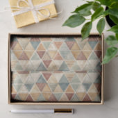 Papier Mousseline Motif de conception de triangle géométrique abstra (Cadeau)