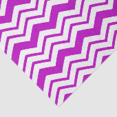 Papier Mousseline Motif de conception de zigzag chevron blanc violet (Détail)